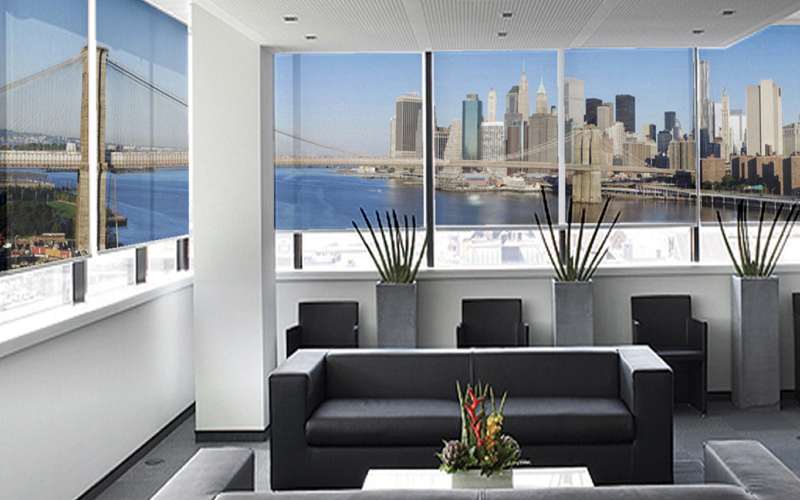 Prinetd Roller Blinds for window furnishinig