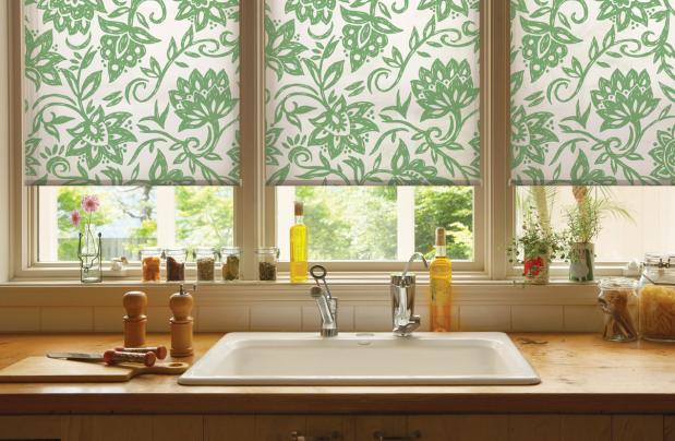 Prinetd Roller Blinds for window furnishinig